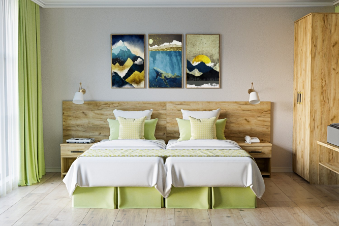 Вешалка с зеркалом для гостиниц Виктория ВИ-21