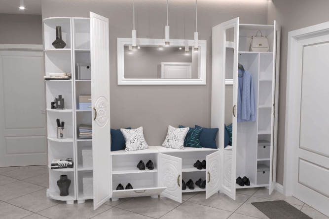 Прихожая Монблан комплект 3