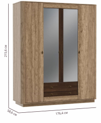 Шкаф для одежды Фантазия 34.01