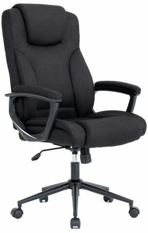 Кресло BRABIX PREMIUM &quot;Adagio EX-551&quot;, ткань, пятилучие металл, черное, 532938