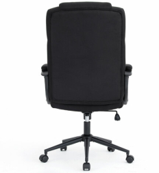 Кресло BRABIX PREMIUM "Adagio EX-551", ткань, пятилучие металл, черное, 532938