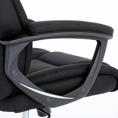 Кресло BRABIX PREMIUM &quot;Adagio EX-551&quot;, ткань, пятилучие металл, черное, 532938