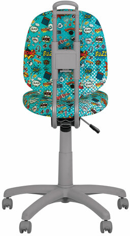 Кресло детское &quot;VINNY GTS&quot; без подлокотников, бирюзовое с рисунком