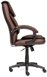 Кресло OREON кож/зам, коричневый/коричневый перфорированный, 36-36/36-36/06