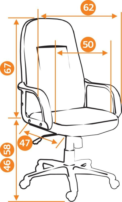 Кресло LEADER ткань, принт &quot;Карта на бежевом&quot;