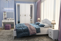 Тумба прикроватная «Монблан» МБ-38К белое дерево