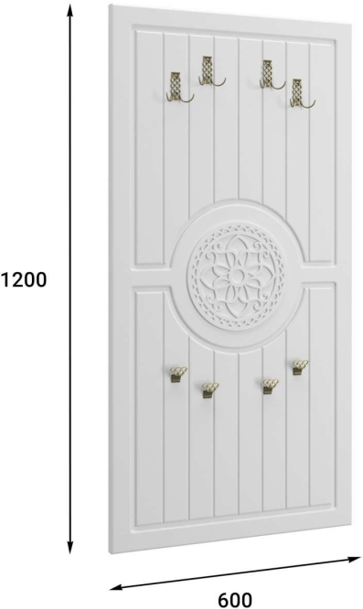 Вешалка «Монблан» МБ-50 белое дерево