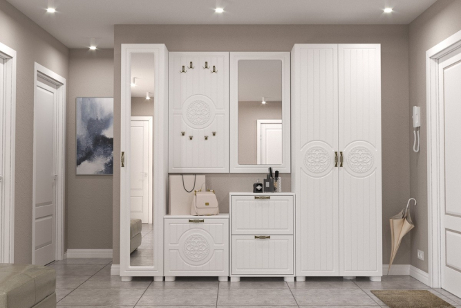 Вешалка «Монблан» МБ-50 белое дерево