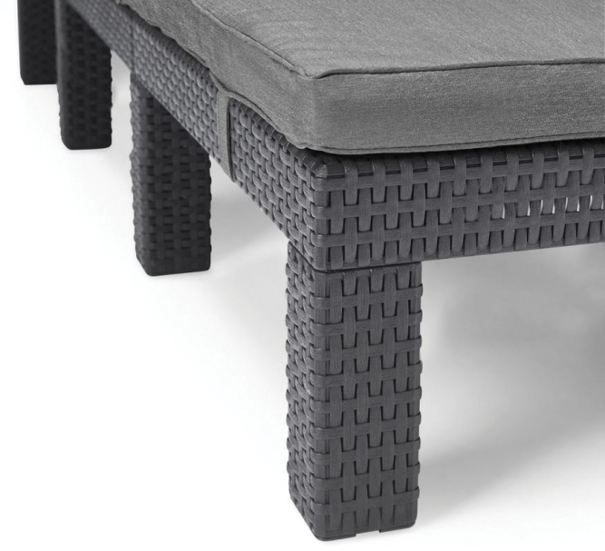 Шезлонг Дейтона (Daytona) серый