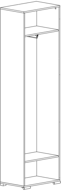 Шкаф Ацтека SZF1D/21/6