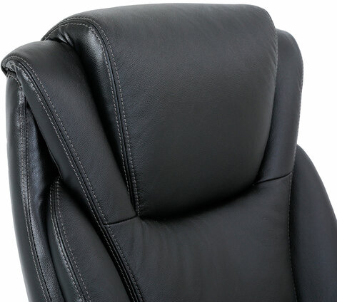 Кресло BRABIX PREMIUM &quot;Gladiator EX-552&quot;, натуральная кожа, черное, 532939