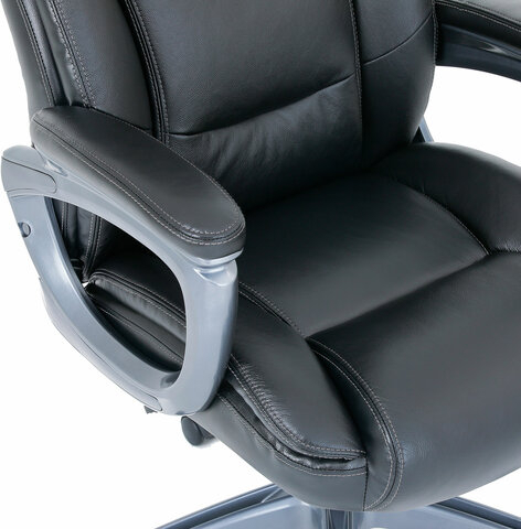 Кресло BRABIX PREMIUM &quot;Gladiator EX-552&quot;, натуральная кожа, черное, 532939