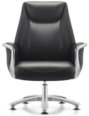 Кресло HAWASAN PREMIUM EX-801, до 200 кг, алюминий, экокожа, черное, 533235