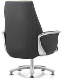 Кресло HAWASAN PREMIUM EX-801, до 200 кг, алюминий, экокожа, черное, 533235