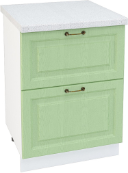 Шкаф нижний 2 ящика Кухня Ницца ШН2Я 600