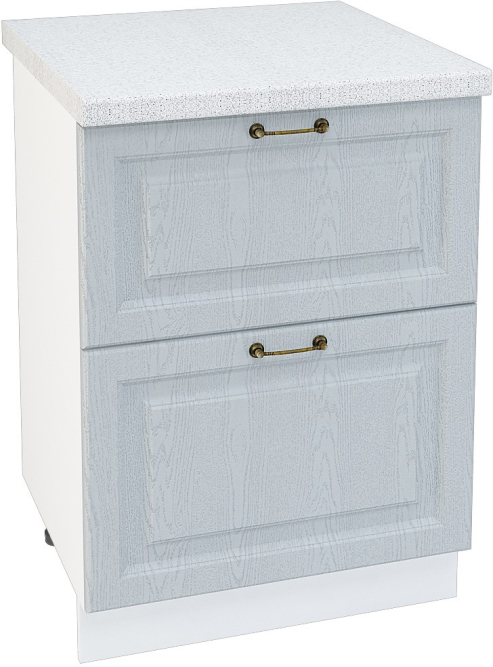 Шкаф нижний 2 ящика Кухня Ницца ШН2Я 600