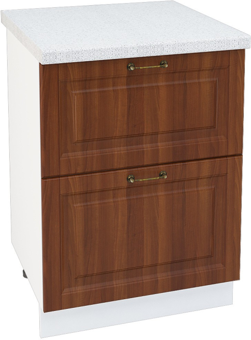 Шкаф нижний 2 ящика Кухня Ницца ШН2Я 600