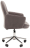 Кресло офисное Chairman CH 130, велюр, темно-серое, 7142119