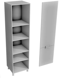 Пенал закрытый Астра Крем Лаванда ПЗ-600