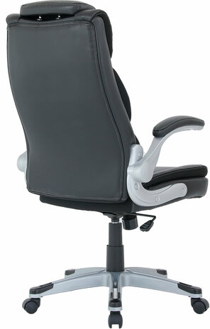 Кресло BRABIX PREMIUM &quot;Phantom EX-553&quot;, рециклированная кожа, регулируемый подголовник, черное, 532940