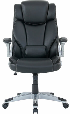 Кресло BRABIX PREMIUM &quot;Phantom EX-553&quot;, рециклированная кожа, регулируемый подголовник, черное, 532940