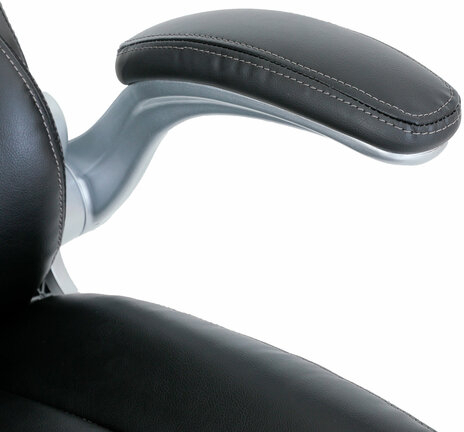 Кресло BRABIX PREMIUM &quot;Phantom EX-553&quot;, рециклированная кожа, регулируемый подголовник, черное, 532940