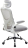 Кресло CROMEX Dynamic CH-699, откидные подлокотники, пластик белый, сетка, серое, TW, 533070