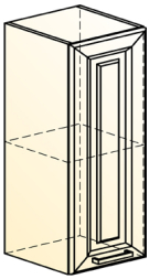 Атланта Шкаф навесной L300 Н720 (1 дв. гл.) (эмаль)
