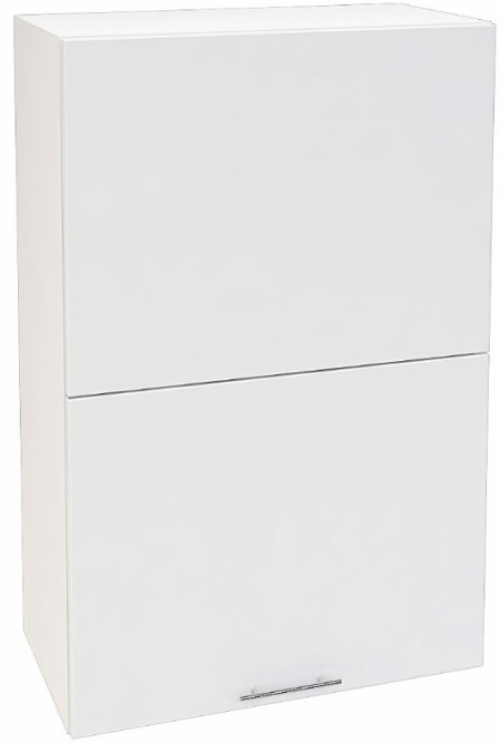 Шкаф верхний горизонт. высокий с 2 ств. Кухня Валерия ШВГ 602М (глянец)