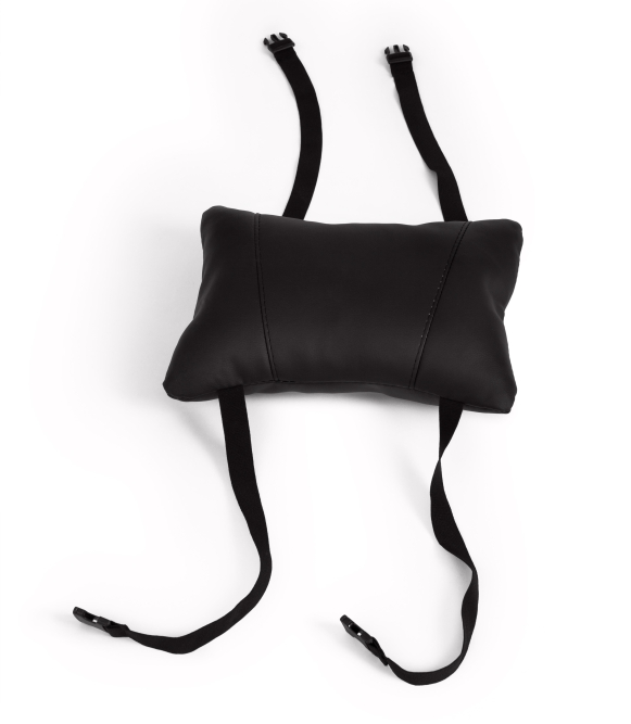 Кресло DRIVER кож/зам/ткань, черный/синий, 36-6/10