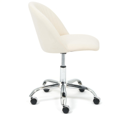 Кресло MELODY флок , молочный, 4