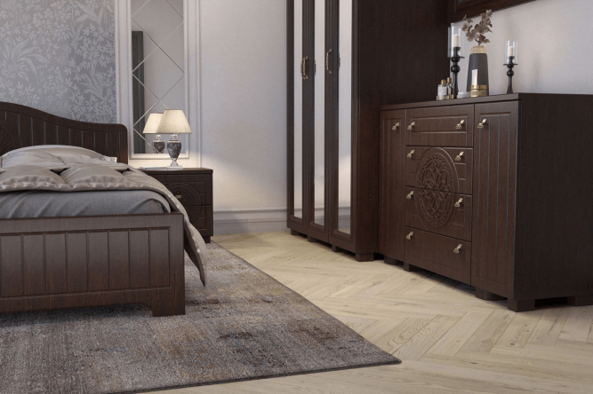 Гарнитур для спальни Монблан комплект 3