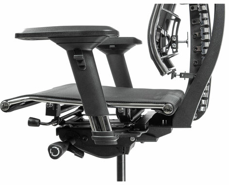 Кресло МЕТТА &quot;YOGA&quot; Y 4DF B2-5D, адаптивная спинка, 3D-подголовник, сверхпрочная сетка, черное