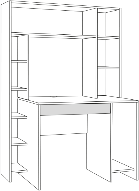 Стол компьютерный 12.71 Комфорт
