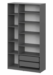 Шкаф 3-створчатый ШК 5 (1200) Графит