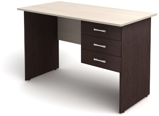 Стол 1-тумбовый с ящиками СК27 тумба справа