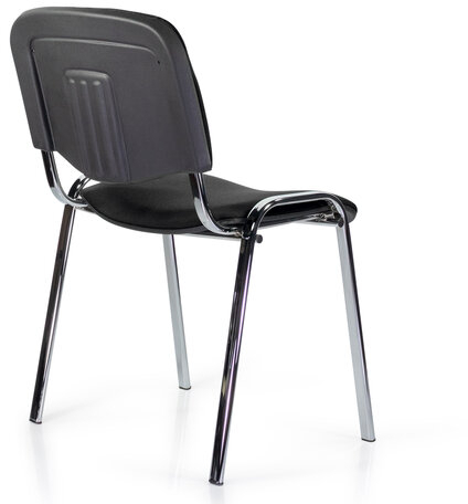 Стул STAFF &quot;Iso Lite CF-008&quot;, хром, ткань черная (С-11), 532565