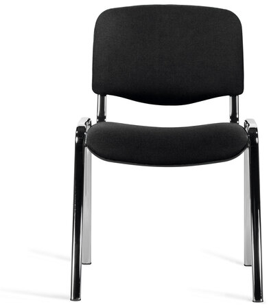 Стул STAFF &quot;Iso Lite CF-008&quot;, хром, ткань черная (С-11), 532565