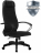 Кресло офисное МЕТТА &quot;К-27&quot; пластик, ткань, сиденье и спинка мягкие, черное