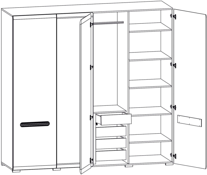 Шкаф Ацтека SZF2D2L/21/22