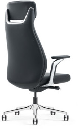 Кресло HAWASAN PREMIUM EX-830 X-ONE, синхромеханизм, алюминий, экокожа, черное, 533239