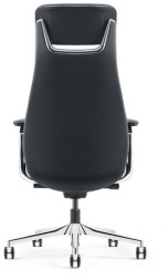 Кресло HAWASAN PREMIUM EX-830 X-ONE, синхромеханизм, алюминий, экокожа, черное, 533239