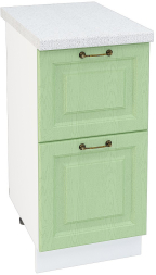 Шкаф нижний 2 ящика Кухня Ницца ШН2Я 400