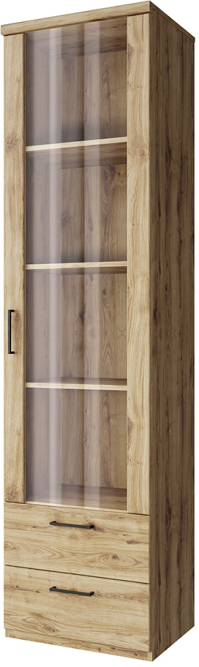 Шкаф с витриной 1V2S DOORSET