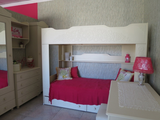 Кровать Ассоль плюс АС-25 ваниль