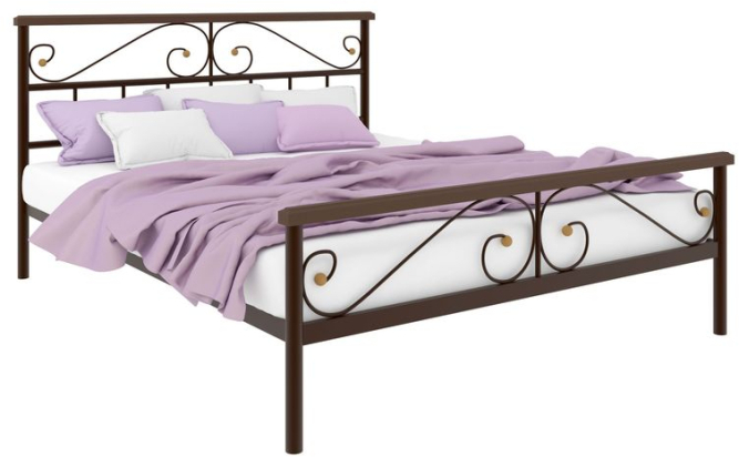 Металлическая кровать Эсмеральда Plus