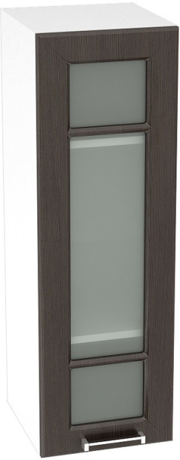 Шкаф верхний высокий со стеклом с 1 створкой ШВС309 Прага