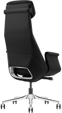Кресло HAWASAN PREMIUM EX-840 STELLAR, синхромеханизм, алюминий, экокожа, черное, 533241