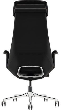 Кресло HAWASAN PREMIUM EX-840 STELLAR, синхромеханизм, алюминий, экокожа, черное, 533241