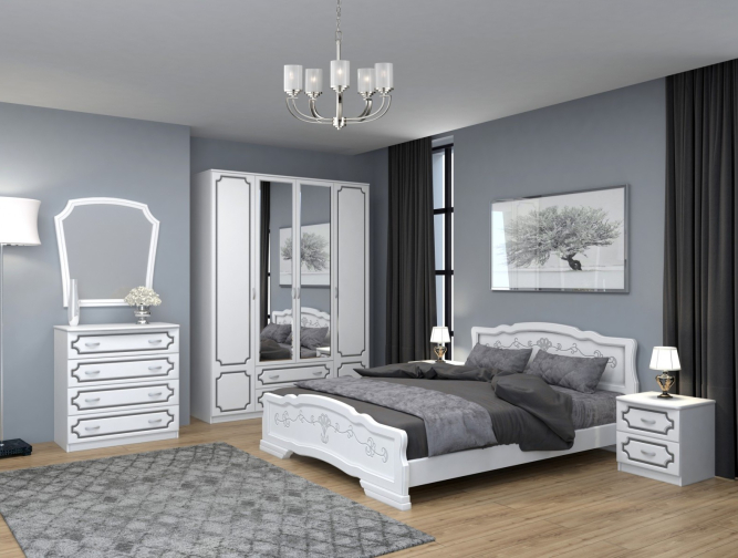 Тумба прикроватная &quot;Лак&quot; 2 ящика